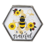 Honeycomb & Bee Hexagon Wall Decor